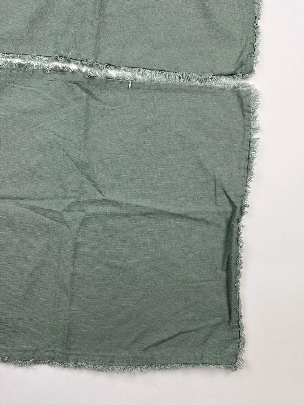 Casaluna Rayon Linen Full / Queen Pillow Cases Sage Green Two
